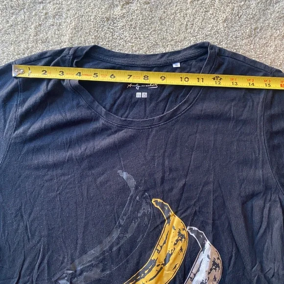 Uniqlo Andy Warhol Bananas T-Shirt-Women's XL-SPRZ NY-Silver Banana T - Picture 6 of 8